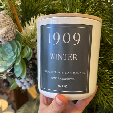 1909 Winter Candle